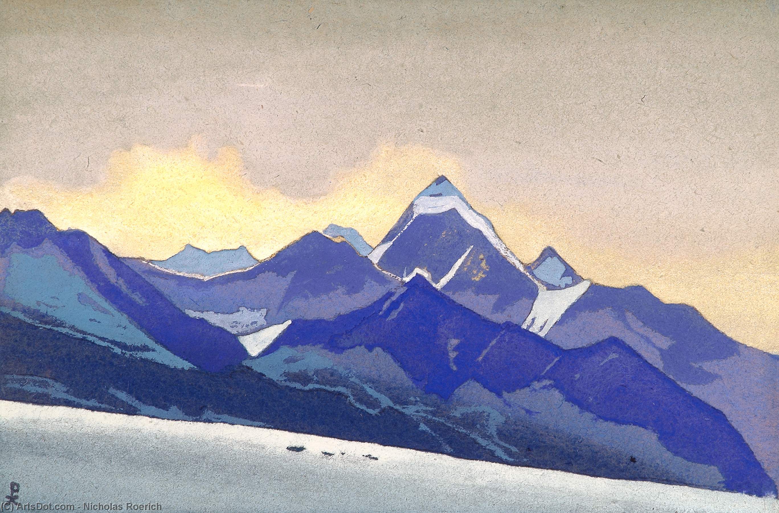 WikiOO.org - Güzel Sanatlar Ansiklopedisi - Resim, Resimler Nicholas Roerich - Lahaul