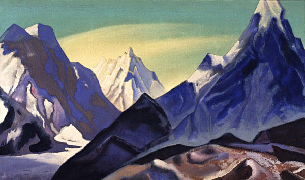Wikioo.org – L'Encyclopédie des Beaux Arts - Peinture, Oeuvre de Nicholas Roerich - Himalaya central