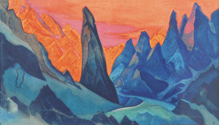 Wikioo.org - The Encyclopedia of Fine Arts - Painting, Artwork by Nicholas Roerich - Dogra Yumtso