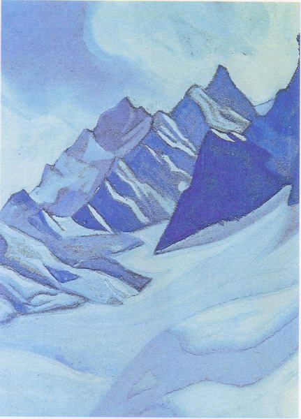 Wikioo.org - The Encyclopedia of Fine Arts - Painting, Artwork by Nicholas Roerich - Glacier