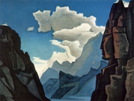 Wikioo.org - สารานุกรมวิจิตรศิลป์ - จิตรกรรม Nicholas Roerich - Great spirit of Himalayas