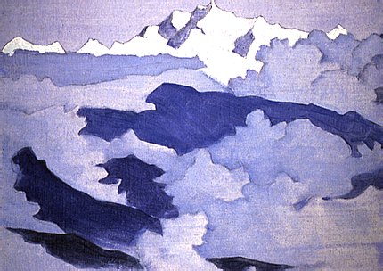 Wikioo.org - The Encyclopedia of Fine Arts - Painting, Artwork by Nicholas Roerich - Kangchenjunga (10)
