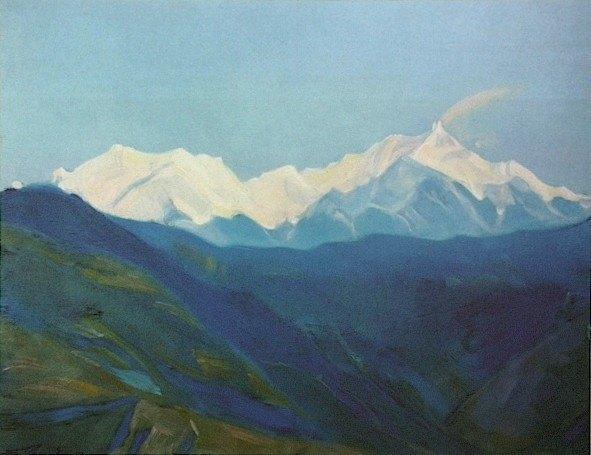 Wikioo.org - สารานุกรมวิจิตรศิลป์ - จิตรกรรม Nicholas Roerich - Kangchenjunga (12)
