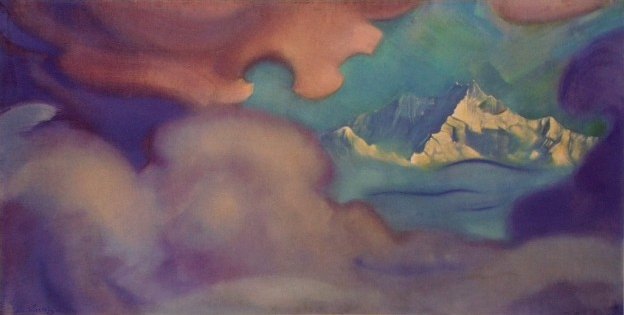 WikiOO.org - Encyclopedia of Fine Arts - Maľba, Artwork Nicholas Roerich - Kangchenjunga. Citadel.
