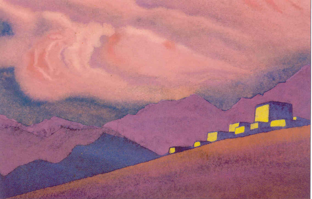 Wikioo.org - The Encyclopedia of Fine Arts - Painting, Artwork by Nicholas Roerich - Tibet (13)