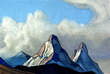 Wikioo.org - สารานุกรมวิจิตรศิลป์ - จิตรกรรม Nicholas Roerich - Tibet. Sacred stones. Mongolia.