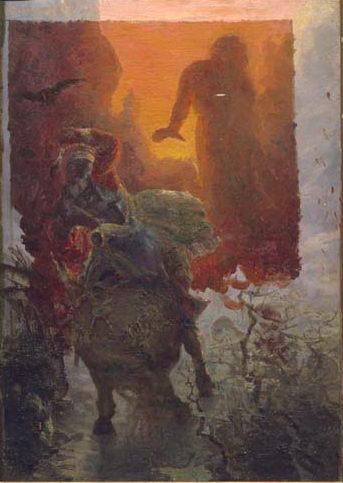 Wikioo.org – L'Enciclopedia delle Belle Arti - Pittura, Opere di Nicholas Roerich - guerriero