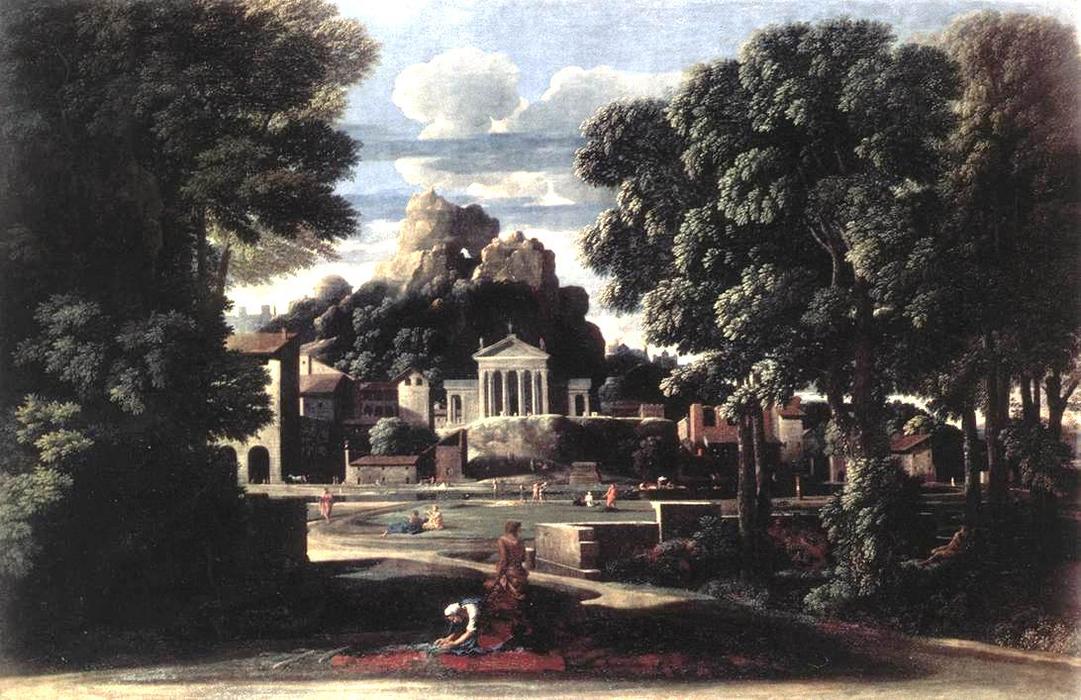 WikiOO.org - دایره المعارف هنرهای زیبا - نقاشی، آثار هنری Nicolas Poussin - The Ashes of Phocion collected by his Widow