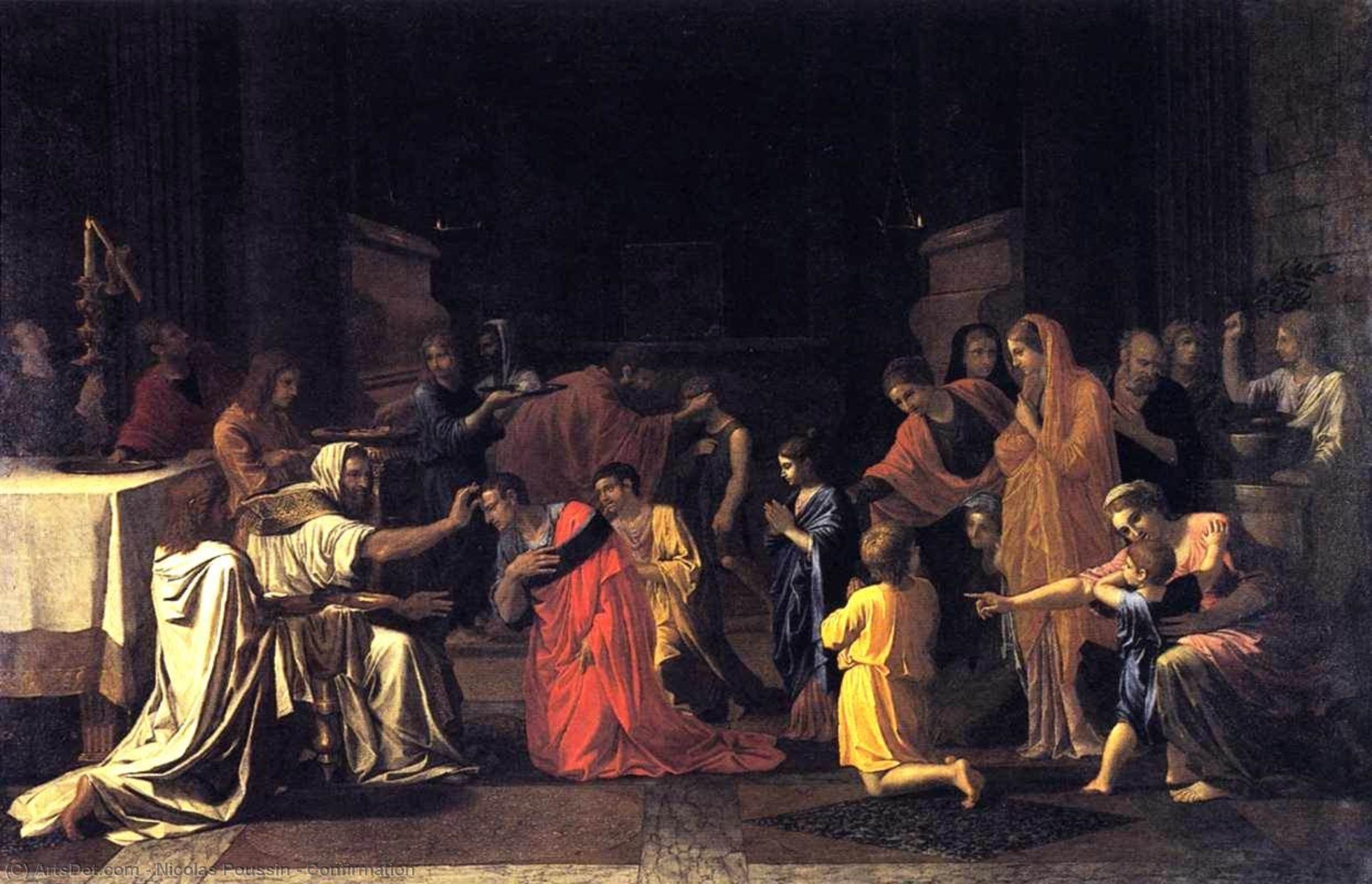 Wikioo.org - The Encyclopedia of Fine Arts - Painting, Artwork by Nicolas Poussin - Confirmation