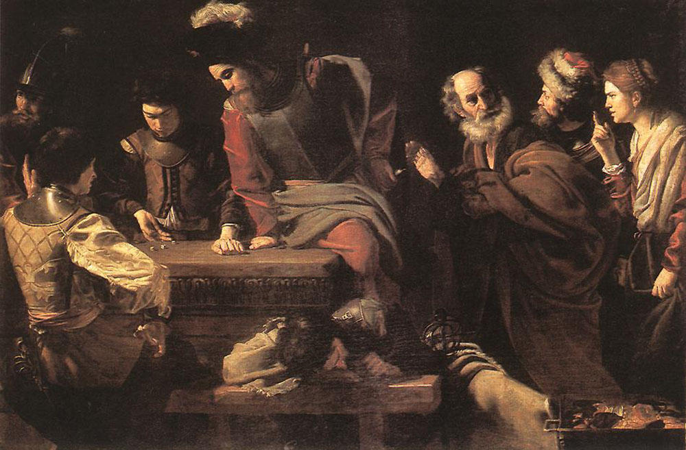 Wikioo.org - The Encyclopedia of Fine Arts - Painting, Artwork by Nicolas Tournier - The Denial of St. Peter