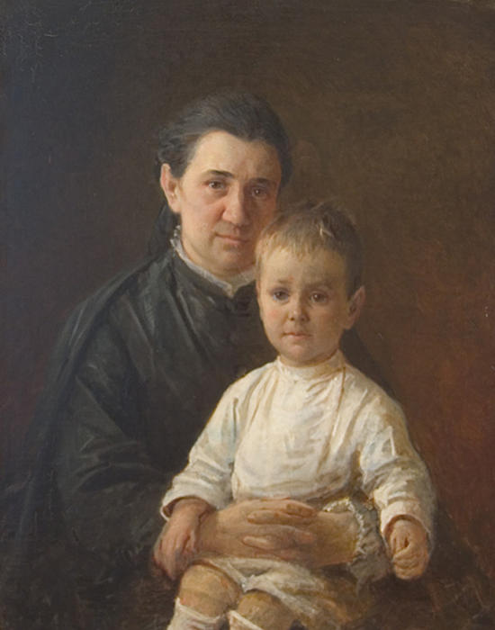 WikiOO.org - Encyclopedia of Fine Arts - Maalaus, taideteos Nikolai Ge - Portrait of Evdokiya Nikolaevna Kostycheva