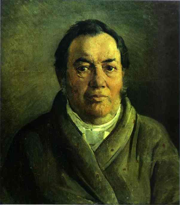 Wikioo.org - The Encyclopedia of Fine Arts - Painting, Artwork by Nikolai Ge - Portrait of Nikolay O.Ge, Artist's Father