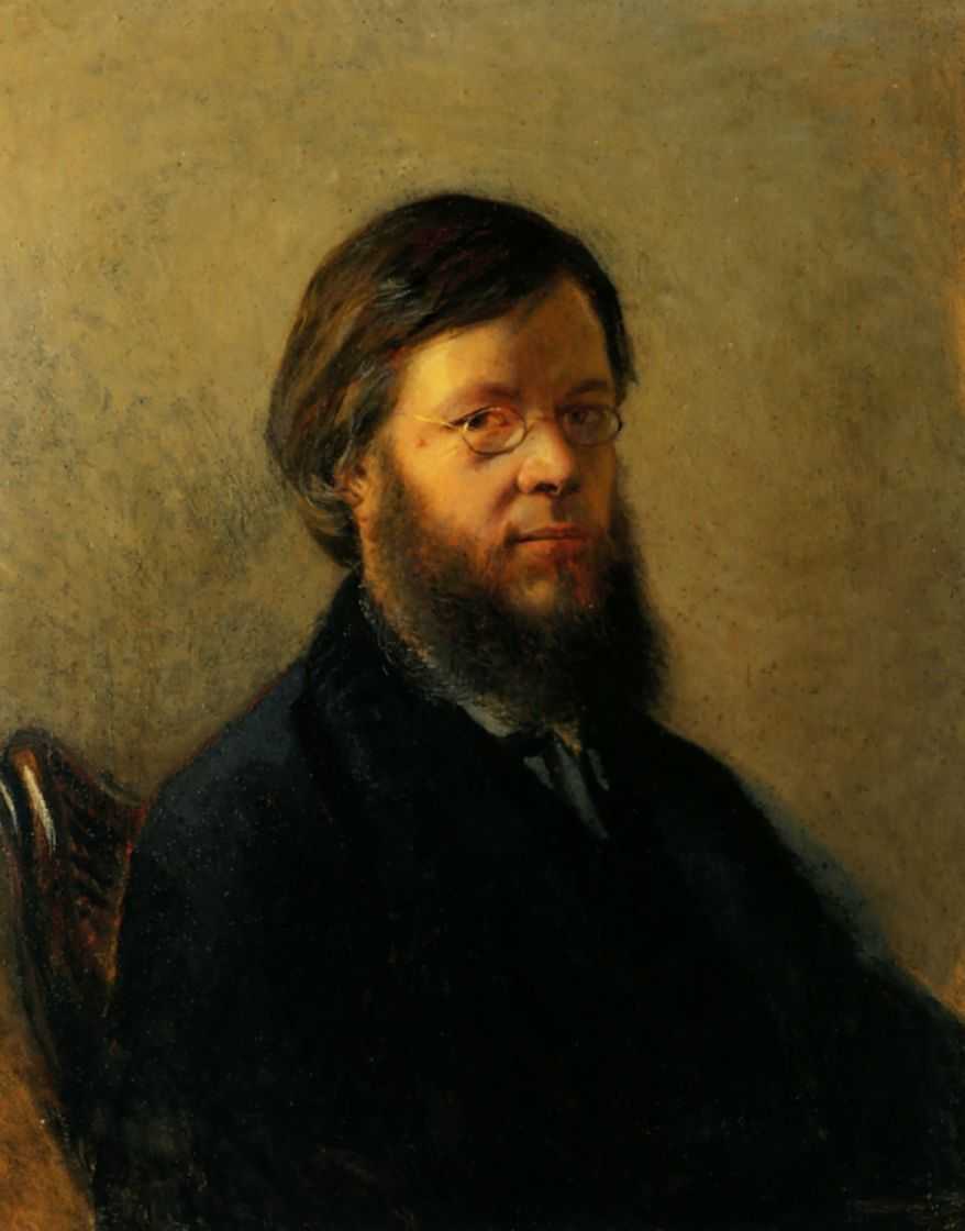 Wikioo.org - The Encyclopedia of Fine Arts - Painting, Artwork by Nikolai Ge - Portrait of A.N.Pypin