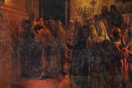 WikiOO.org - Encyclopedia of Fine Arts - Schilderen, Artwork Nikolai Ge - The Judgment of the Sanhedrin