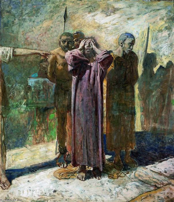 WikiOO.org - Encyclopedia of Fine Arts - Maľba, Artwork Nikolai Ge - Golgotha