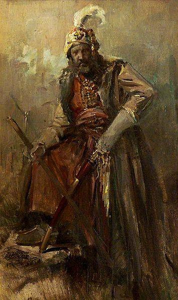 WikiOO.org - Encyclopedia of Fine Arts - Målning, konstverk Nikolaos Gyzis - Oriental warrior