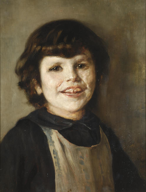 WikiOO.org - Encyclopedia of Fine Arts - Malba, Artwork Nikolaos Gyzis - Portrait of Tilemahos Gyzis