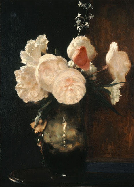 WikiOO.org - Encyclopedia of Fine Arts - Malba, Artwork Nikolaos Gyzis - Flowers