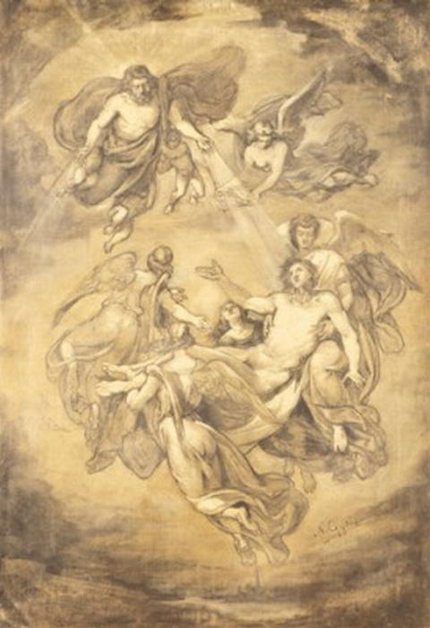 Wikioo.org - The Encyclopedia of Fine Arts - Painting, Artwork by Nikolaos Gyzis - Drawing