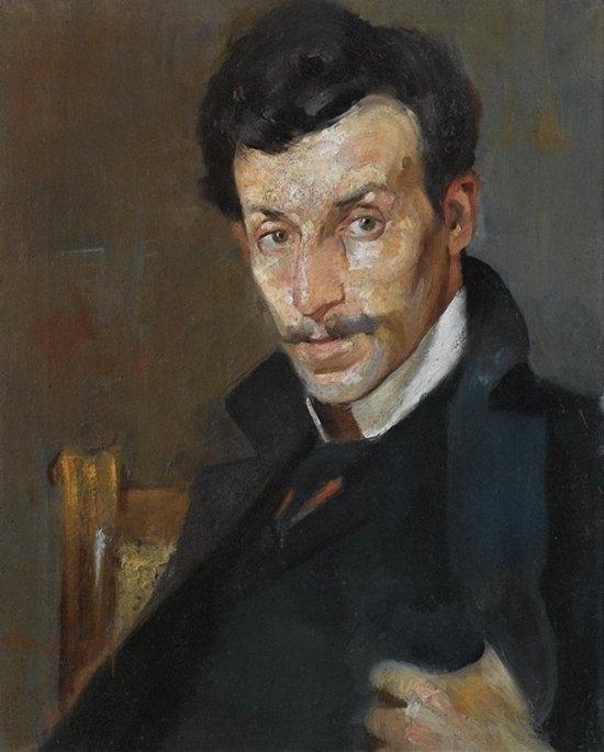 Wikioo.org - The Encyclopedia of Fine Arts - Painting, Artwork by Nikolaos Lytras - Portrait of the Painter Gerassimos Dialismas