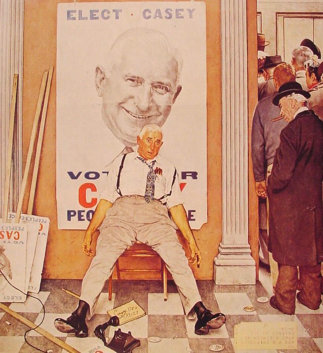 WikiOO.org - Encyclopedia of Fine Arts - Malba, Artwork Norman Rockwell - Before and After