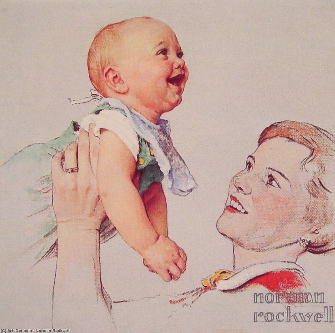 WikiOO.org - Encyclopedia of Fine Arts - Maalaus, taideteos Norman Rockwell - Delight
