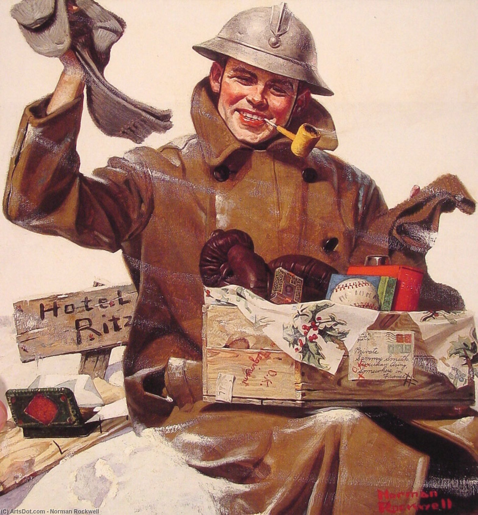 Wikioo.org - The Encyclopedia of Fine Arts - Painting, Artwork by Norman Rockwell - They Remembered Me