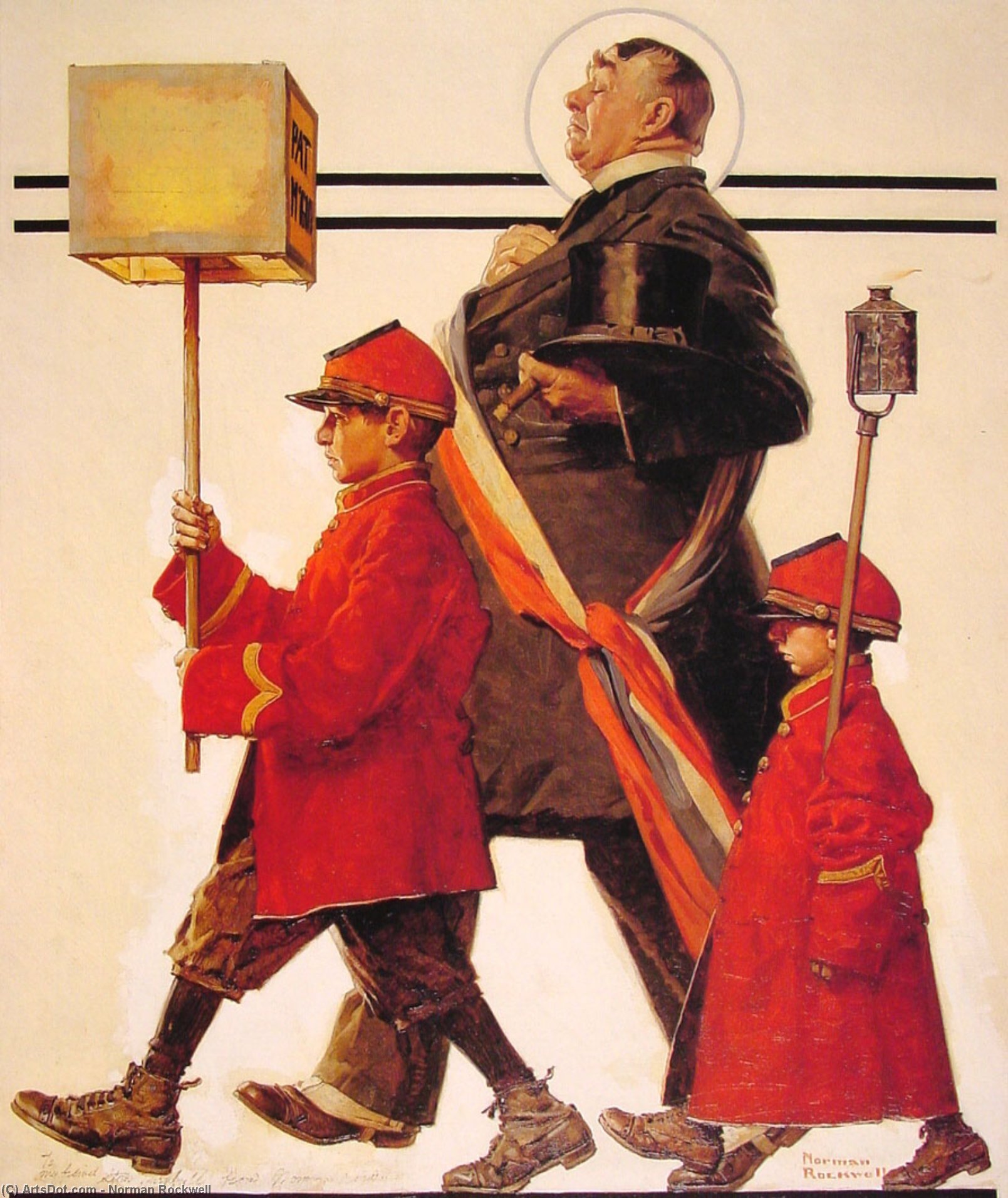Wikioo.org - The Encyclopedia of Fine Arts - Painting, Artwork by Norman Rockwell - Parade