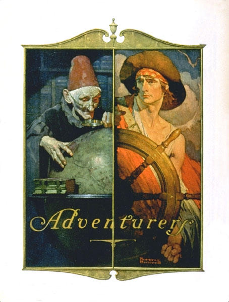 WikiOO.org - 백과 사전 - 회화, 삽화 Norman Rockwell - Adventure