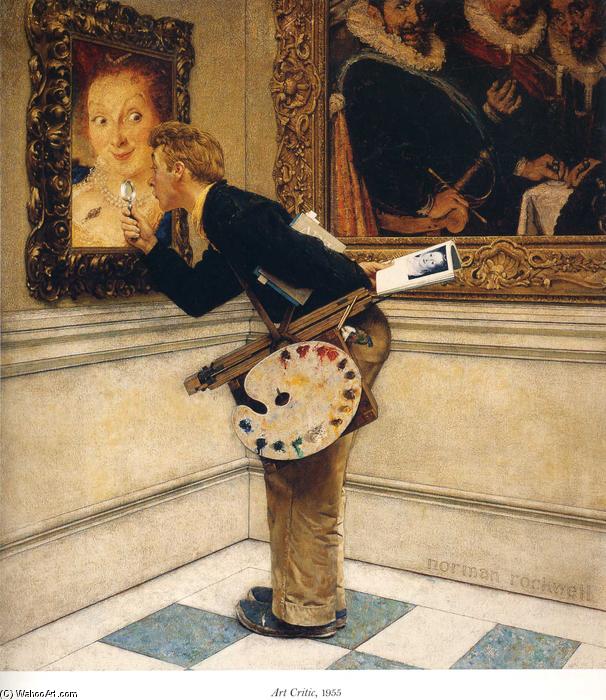 WikiOO.org - Енциклопедия за изящни изкуства - Живопис, Произведения на изкуството Norman Rockwell - Art Critic