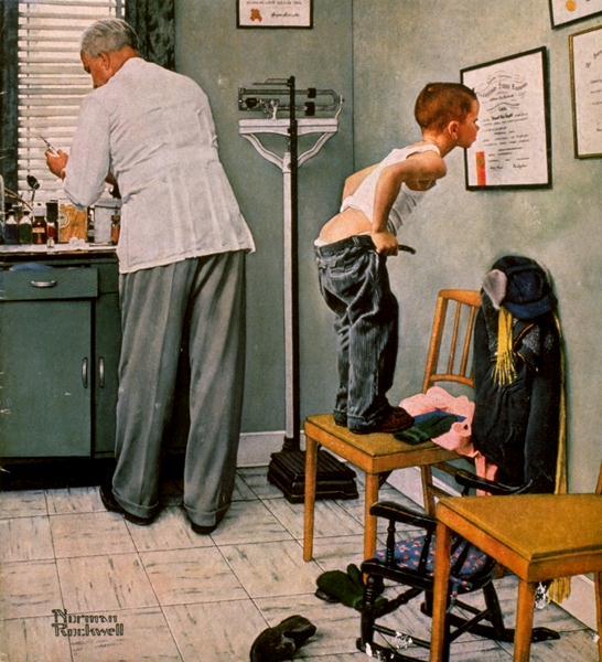 WikiOO.org - Енциклопедія образотворчого мистецтва - Живопис, Картини
 Norman Rockwell - Doctor