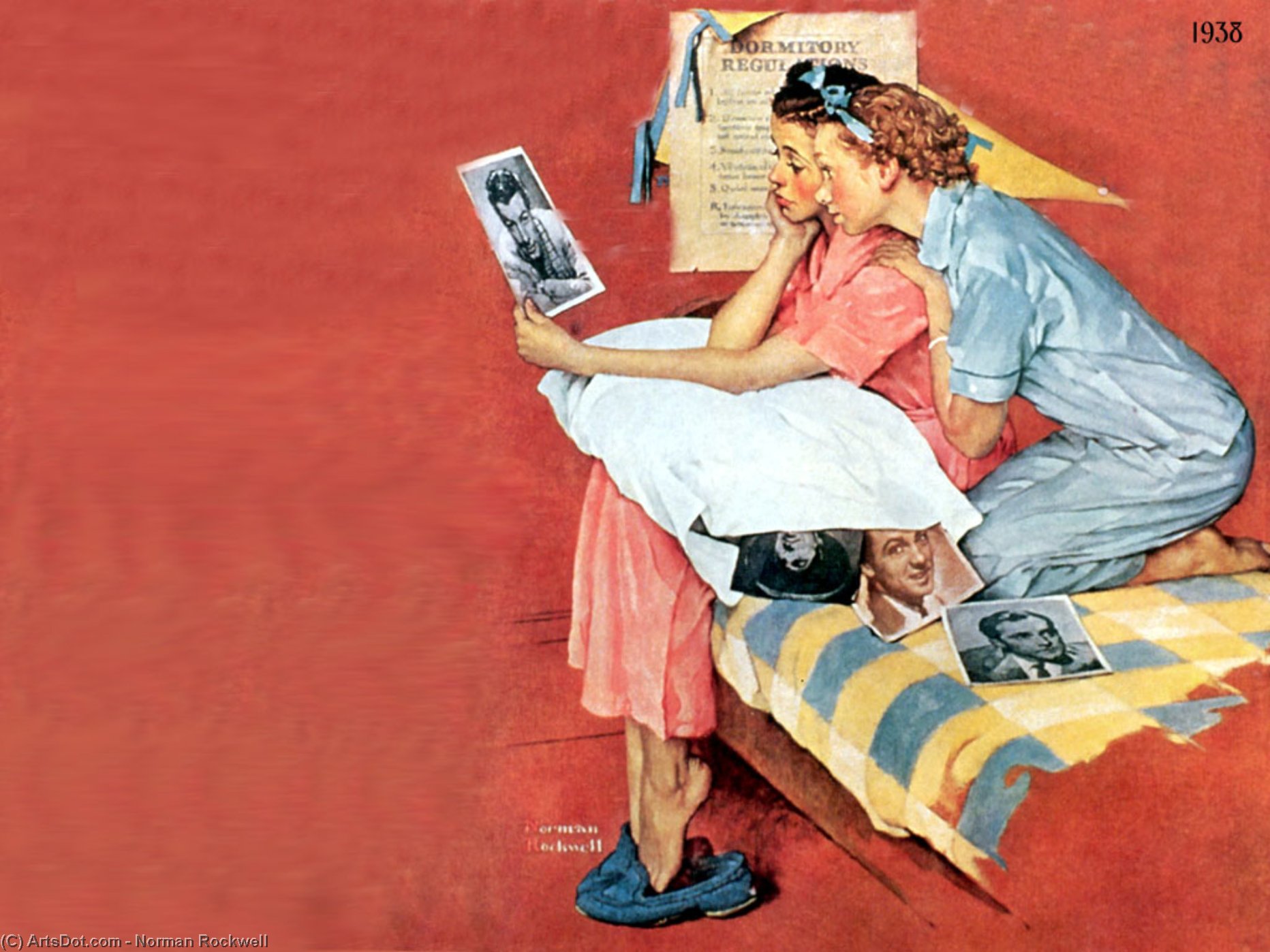 Wikioo.org - The Encyclopedia of Fine Arts - Painting, Artwork by Norman Rockwell - Movie star