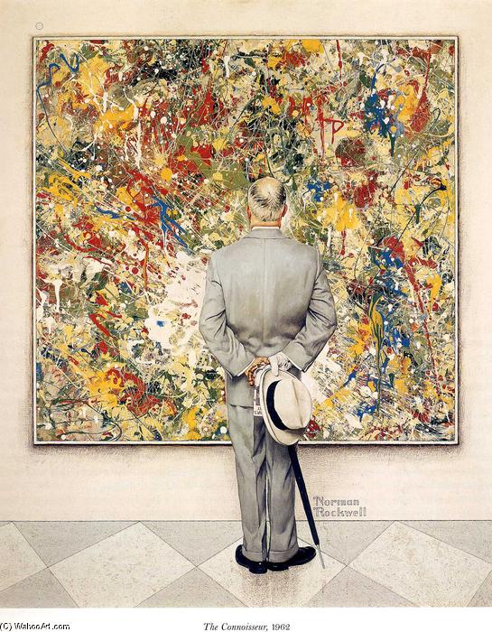 WikiOO.org - Encyclopedia of Fine Arts - Festés, Grafika Norman Rockwell - The Connoisseur