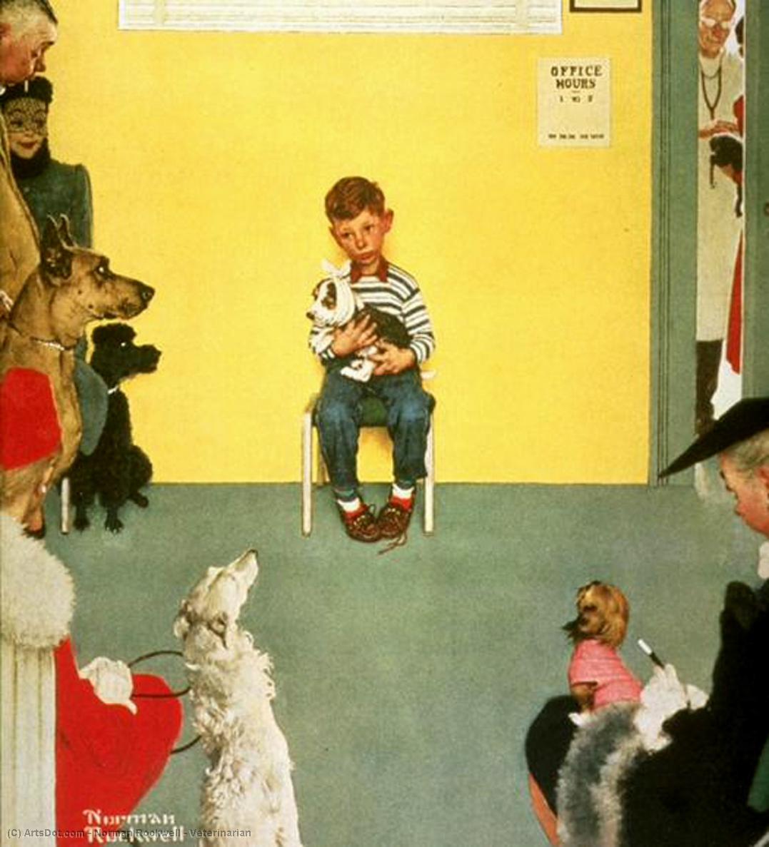 Wikioo.org - The Encyclopedia of Fine Arts - Painting, Artwork by Norman Rockwell - Veterinarian