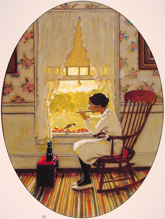 WikiOO.org - 백과 사전 - 회화, 삽화 Norman Rockwell - Willie was Different