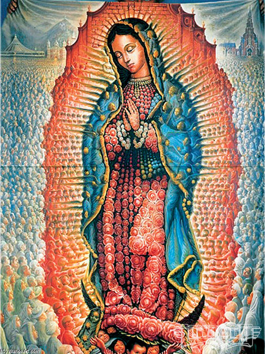 Wikioo.org - The Encyclopedia of Fine Arts - Painting, Artwork by Octavio Ocampo - Lady Guadalupe