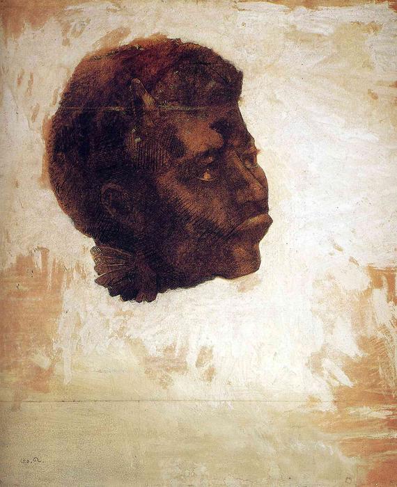 Wikioo.org - The Encyclopedia of Fine Arts - Painting, Artwork by Odilon Redon - Satan