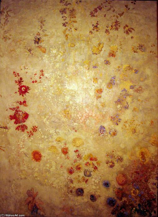 Wikioo.org - The Encyclopedia of Fine Arts - Painting, Artwork by Odilon Redon - Decorative Panel