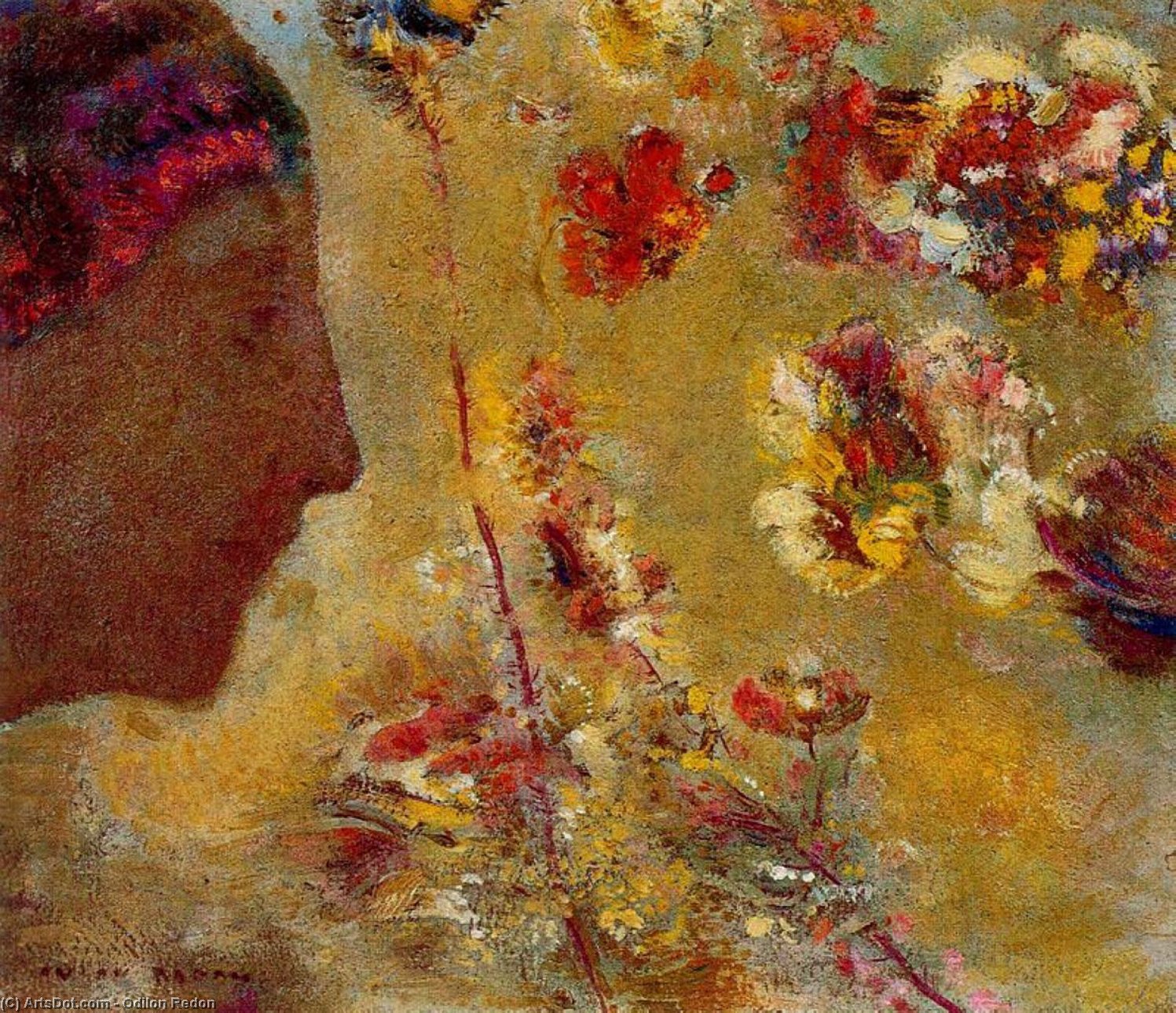 WikiOO.org - Εγκυκλοπαίδεια Καλών Τεχνών - Ζωγραφική, έργα τέχνης Odilon Redon - Profile