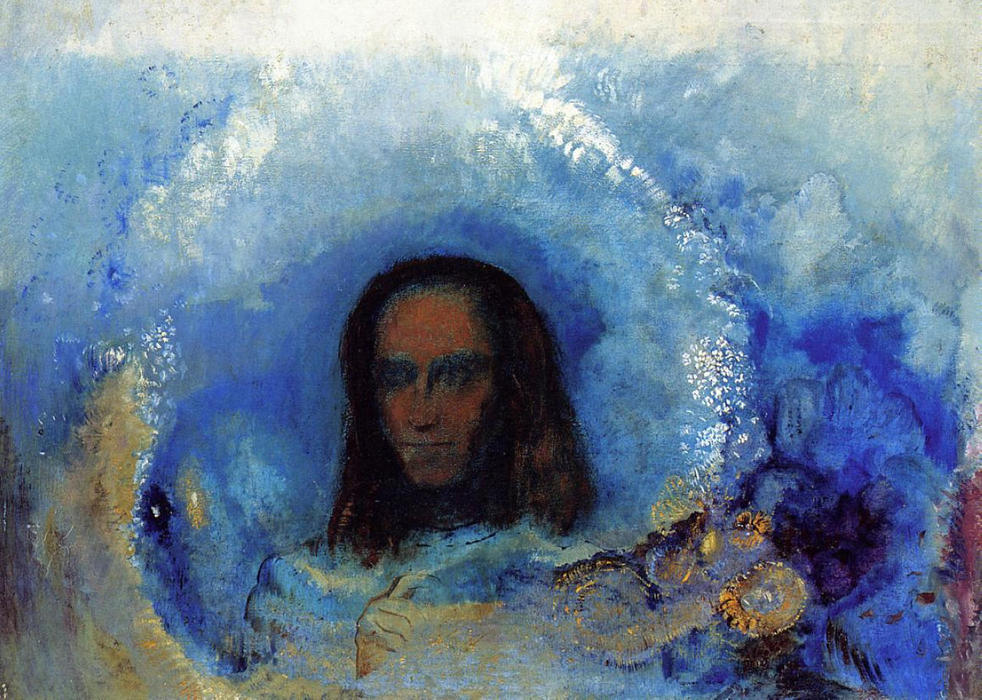 WikiOO.org - Енциклопедія образотворчого мистецтва - Живопис, Картини
 Odilon Redon - Silence