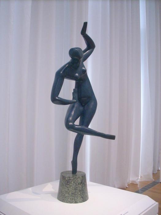 Wikioo.org – La Enciclopedia de las Bellas Artes - Pintura, Obras de arte de Alexander Porfiryevich Archipenko - azul bailarina