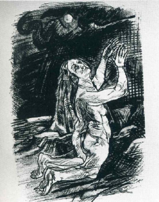 WikiOO.org - Enciklopedija likovnih umjetnosti - Slikarstvo, umjetnička djela Oskar Kokoschka - The Supplicant