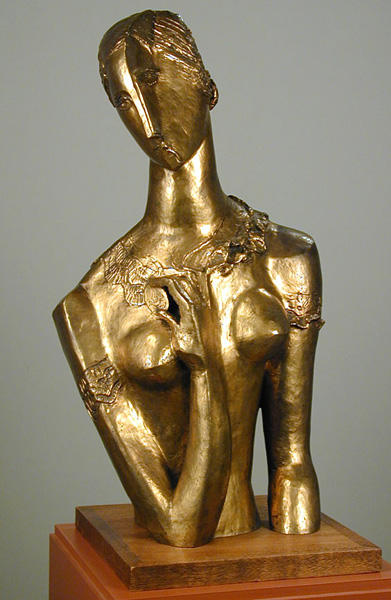 WikiOO.org - Encyclopedia of Fine Arts - Maalaus, taideteos Ossip Zadkine - Carol Janeway Bust