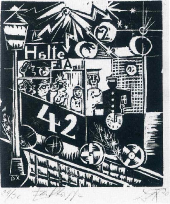 WikiOO.org - دایره المعارف هنرهای زیبا - نقاشی، آثار هنری Otto Dix - Electrical