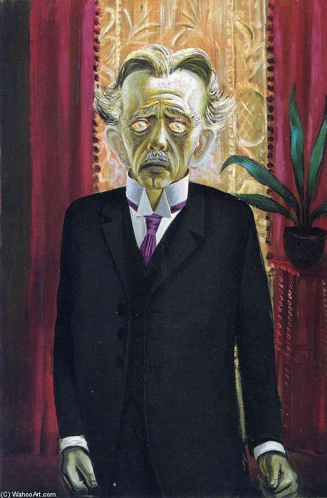 WikiOO.org - Encyclopedia of Fine Arts - Lukisan, Artwork Otto Dix - Portrait of Dr Heinrich Stadelmann