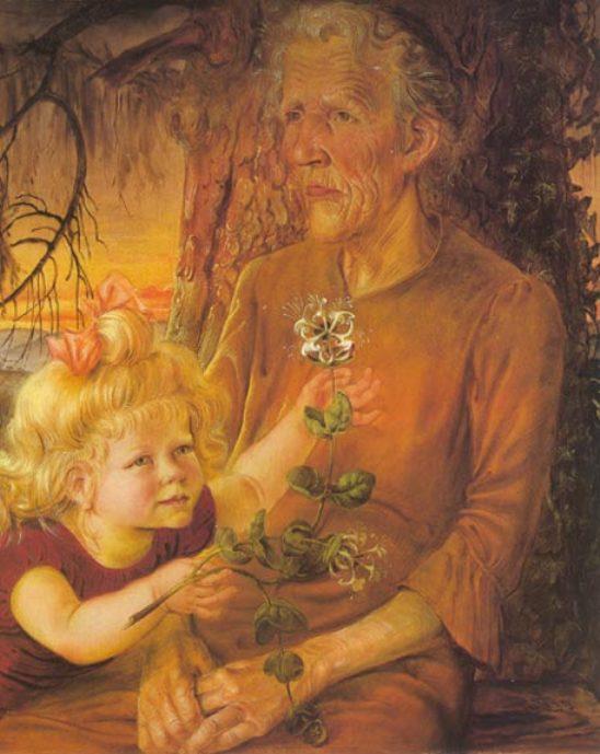 WikiOO.org - Енциклопедия за изящни изкуства - Живопис, Произведения на изкуството Otto Dix - Mother and Eva