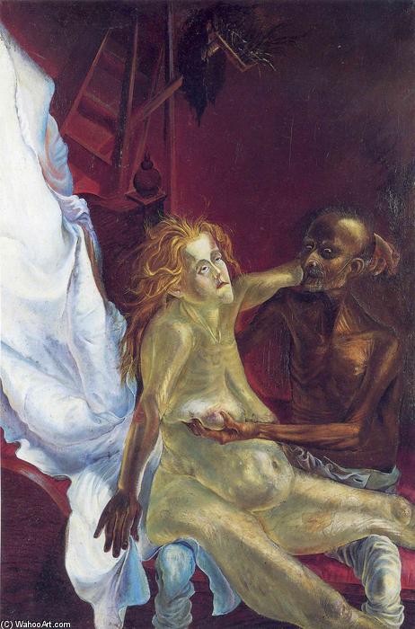 WikiOO.org - دایره المعارف هنرهای زیبا - نقاشی، آثار هنری Otto Dix - Old Couple
