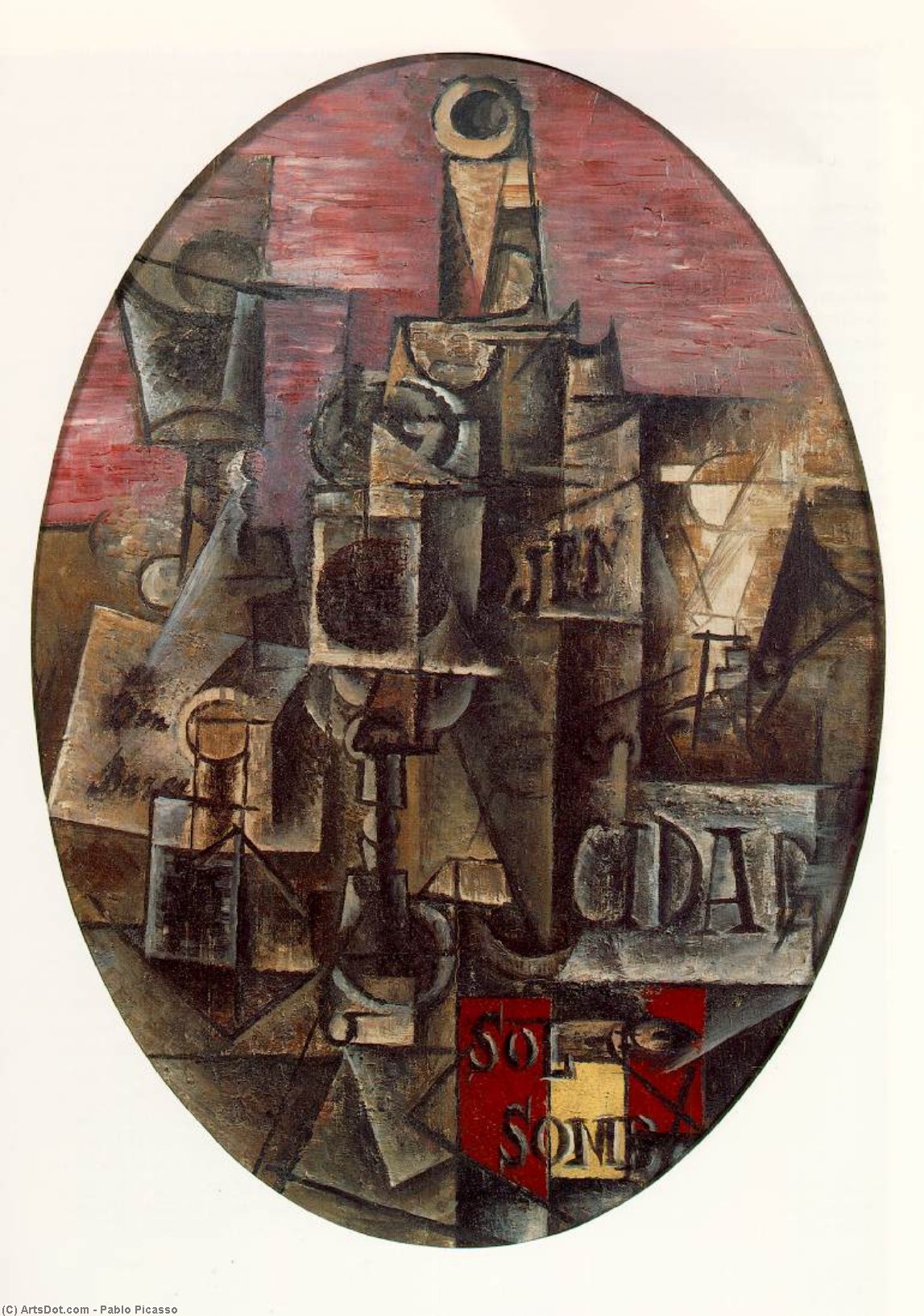 Wikioo.org - The Encyclopedia of Fine Arts - Painting, Artwork by Pablo Picasso - Spanish Still life