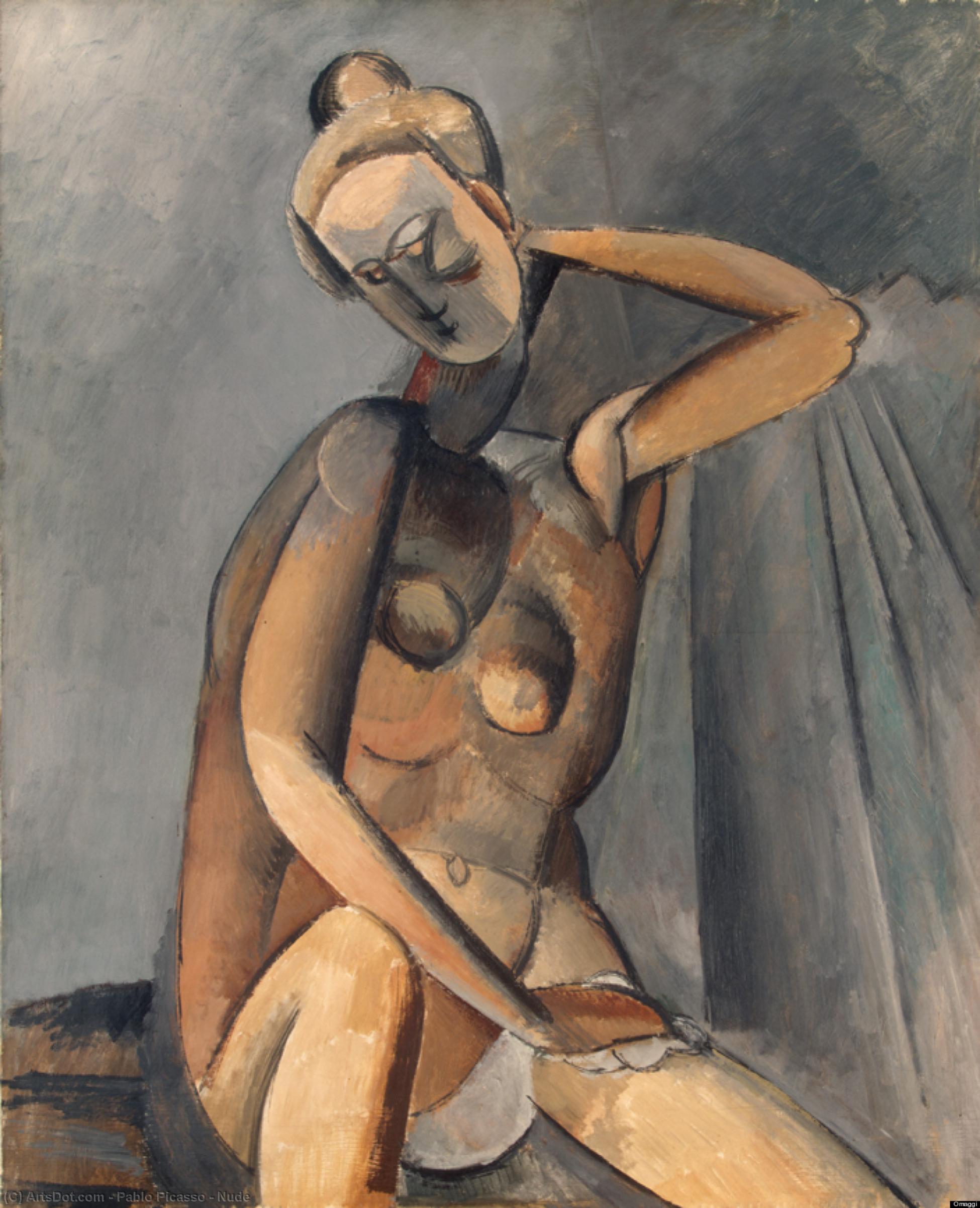 WikiOO.org - Encyclopedia of Fine Arts - Maľba, Artwork Pablo Picasso - Nude