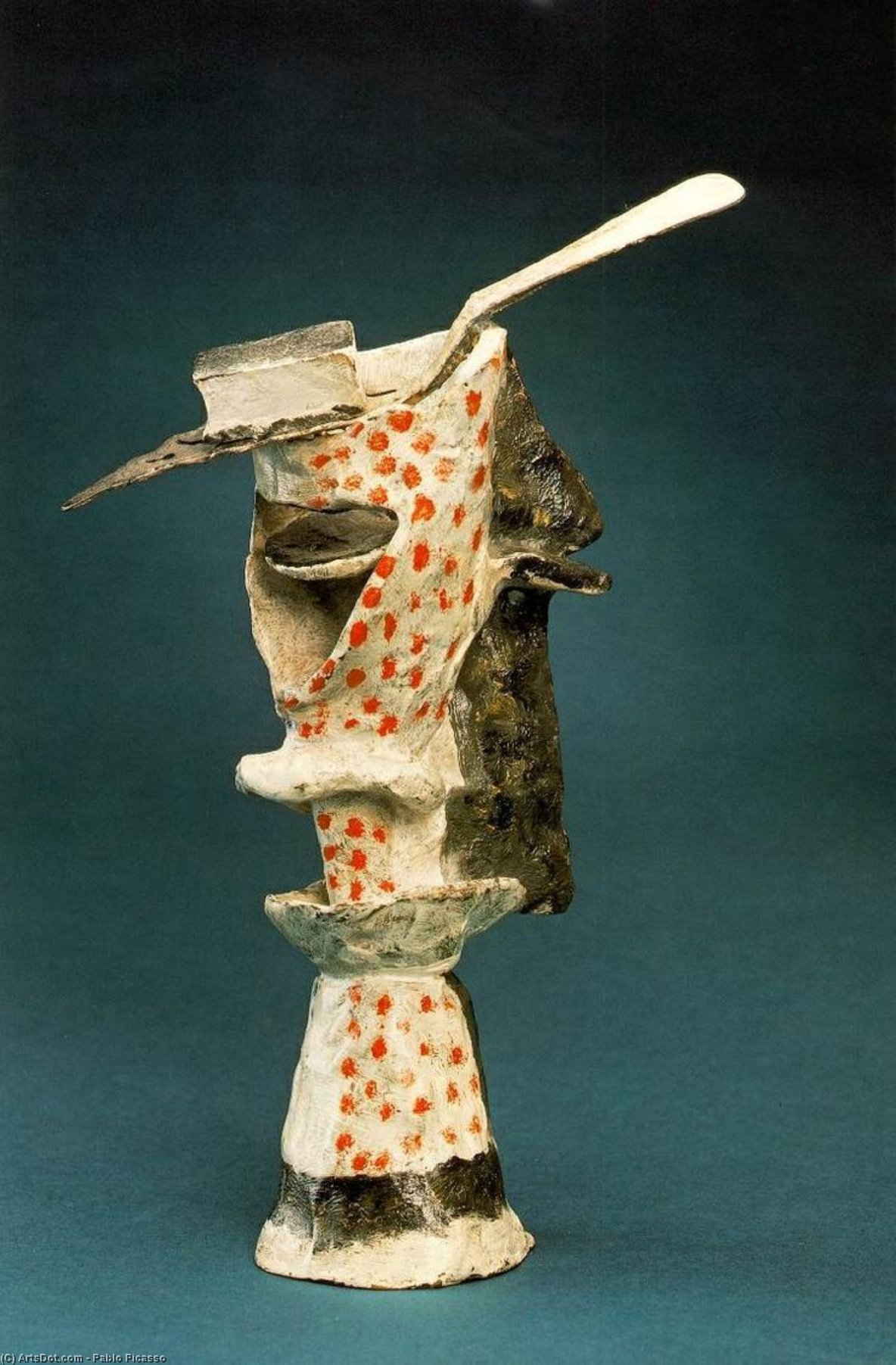 WikiOO.org – 美術百科全書 - 繪畫，作品 Pablo Picasso - 一个 玻璃  的  苦艾酒
